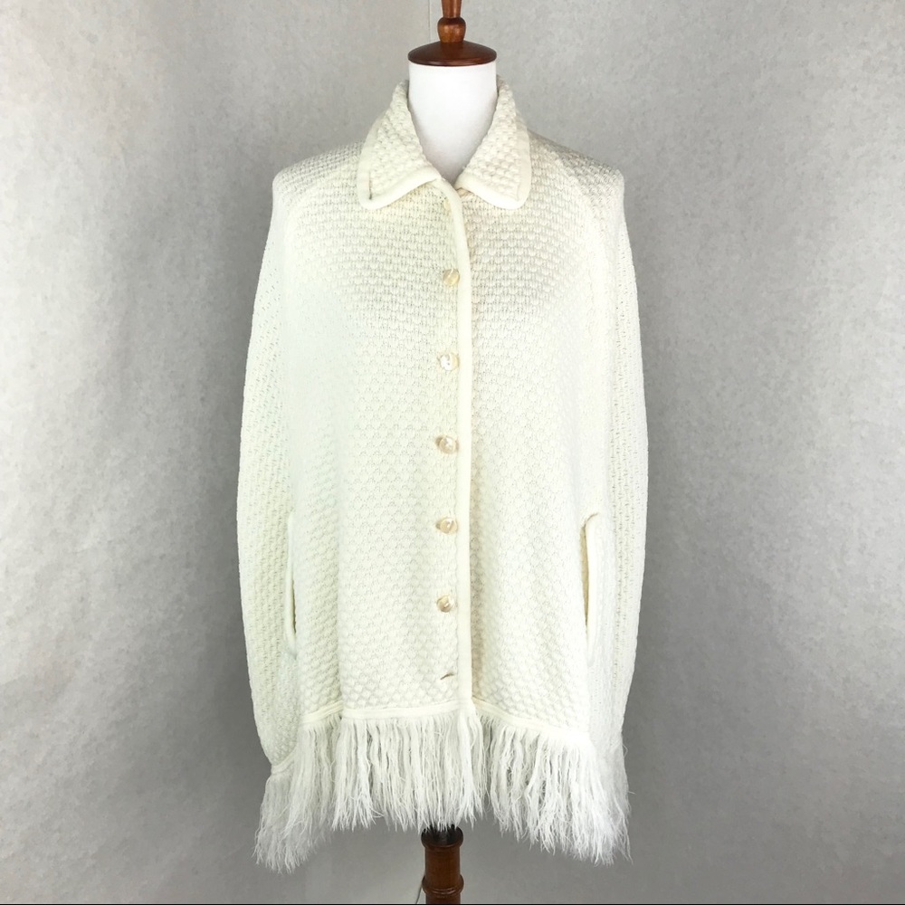 Vintage The May Company Cape Knit Made in Japan
